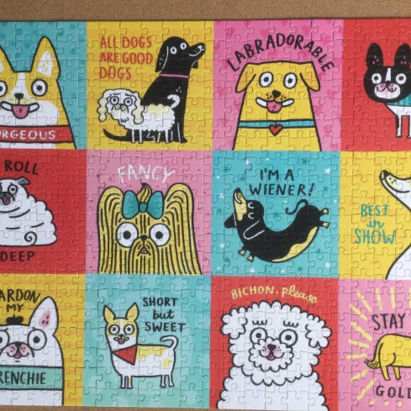 NEW Badge Bomb Gemma Correll "All Dogs Are Good Dogs" 500 pc Jigsaw Puzzle - Picture 7 of 7